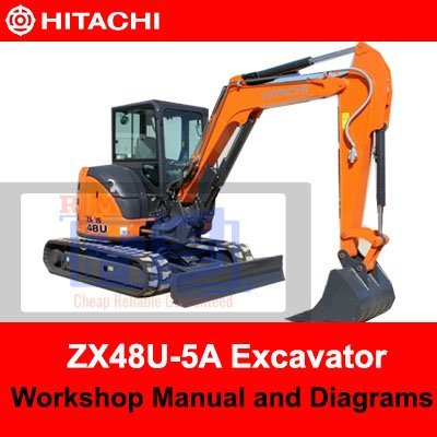 Hitachi ZX48U-5A Excavator Workshop Manual and Diagrams