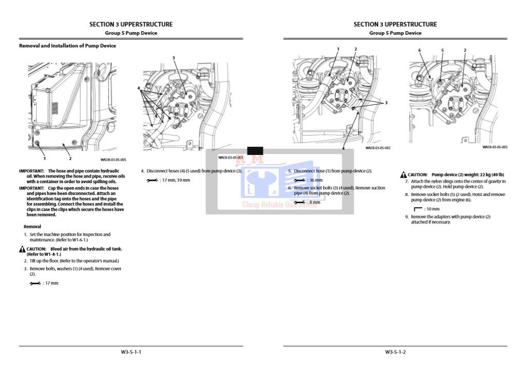 Hitachi ZX48U-5A Excavator Workshop Manual and Diagrams 4 Hitachi ZX48U-5A Excavator Workshop Manual and Diagrams - Image 4