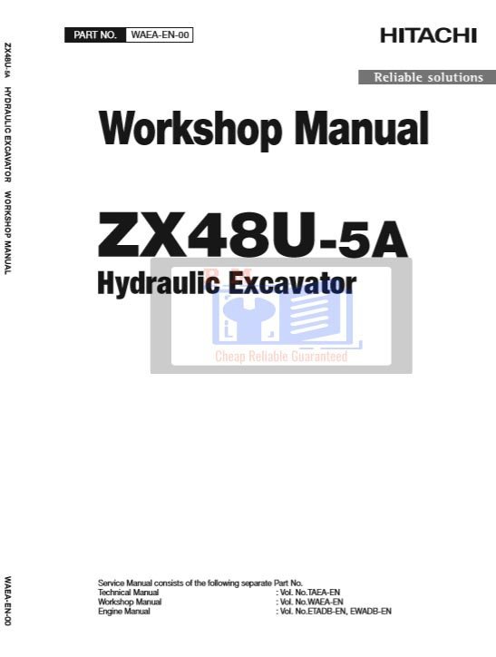 Hitachi ZX48U-5A Excavator Workshop Manual and Diagrams 2 Hitachi ZX48U-5A Excavator Workshop Manual and Diagrams - Image 2