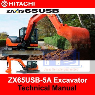 Hitachi ZX65USB-5A Excavator Technical Manual
