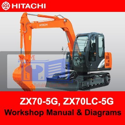 Hitachi ZX70-5G, ZX70LC-5G Workshop Manual and Diagrams