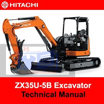 Hitachi ZX35U-5B Excavator Technical Manual