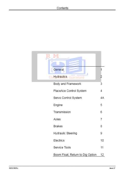 JCB 500 Series Loadall Service Repair Manual 3 JCB 500 Series Loadall Service Repair Manual - Image 3