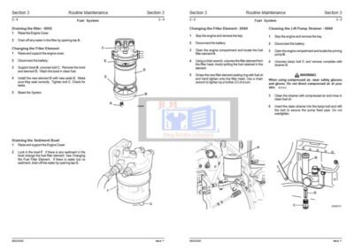 JCB 8052, 8060 Midi Excavator Service Repair Manual - Image 6