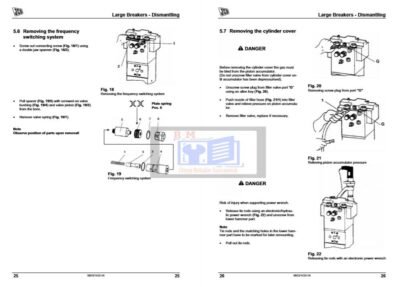 JCB HM Range Medium and Large Hydraulic Breakers Service Repair Manual - Image 4