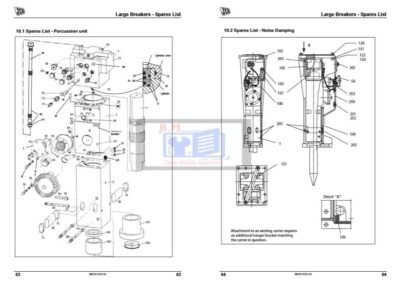 JCB HM Range Medium and Large Hydraulic Breakers Service Repair Manual - Image 5