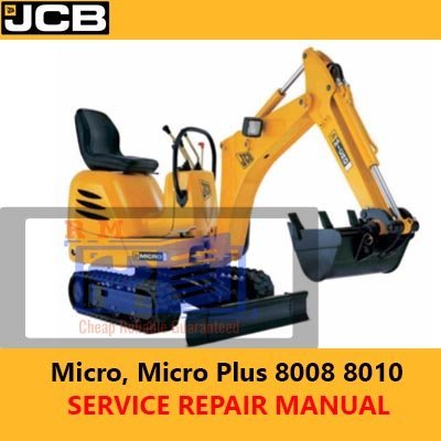 Cart 2 JCB Micro, Micro Plus 8008 8010 Service Repair Manual