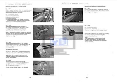 Komatsu Bulldozer D600C, D600D, 600C, L600D Hydraulic System - Image 5