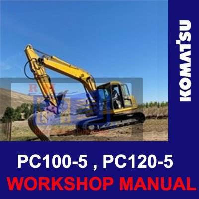 Komatsu PC100-5 PC120-5 Excavator Workshop Manual