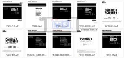 Komatsu Excavator PC -8 Workshop Manuals Collection - Image 5
