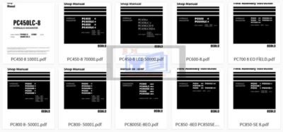 Komatsu Excavator PC -8 Workshop Manuals Collection - Image 6