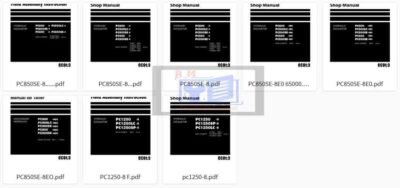 Komatsu Excavator PC -8 Workshop Manuals Collection - Image 7