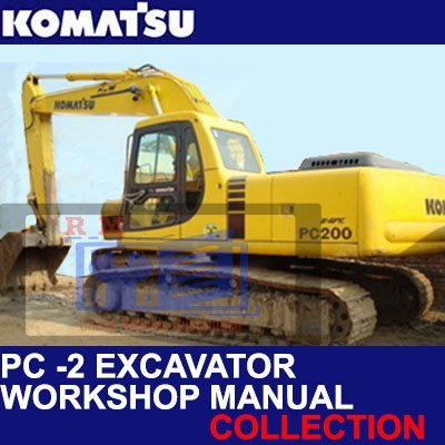Cart 5 Komatsu Excavator PC -2 Workshop Manuals Collection