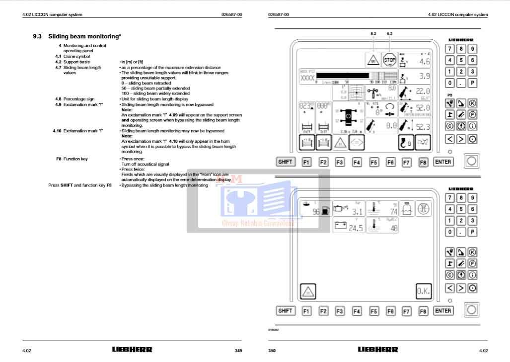 Liebherr Crane LTM 1100-5.2 All Operating Instructions Manual 6 Liebherr Crane LTM 1100-5.2 All Operating Instructions Manual - Image 6