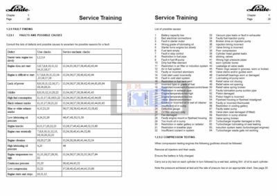 Linde Series 316 Service Training Manual - Image 5