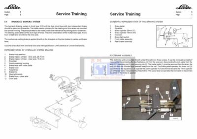 Linde Series 316 Service Training Manual - Image 3