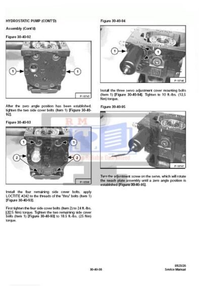Massey Ferguson Telescopic Handler 8925-8926 Service Manual - Image 6