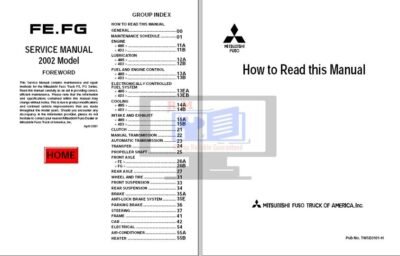 Mitsubishi Fuso 2002-2004 All Models Service Manual - Image 2