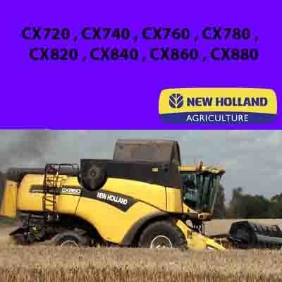 New Holland Repair Manual CX720, CX740, CX760, CX780, CX820, CX840, CX860, CX880