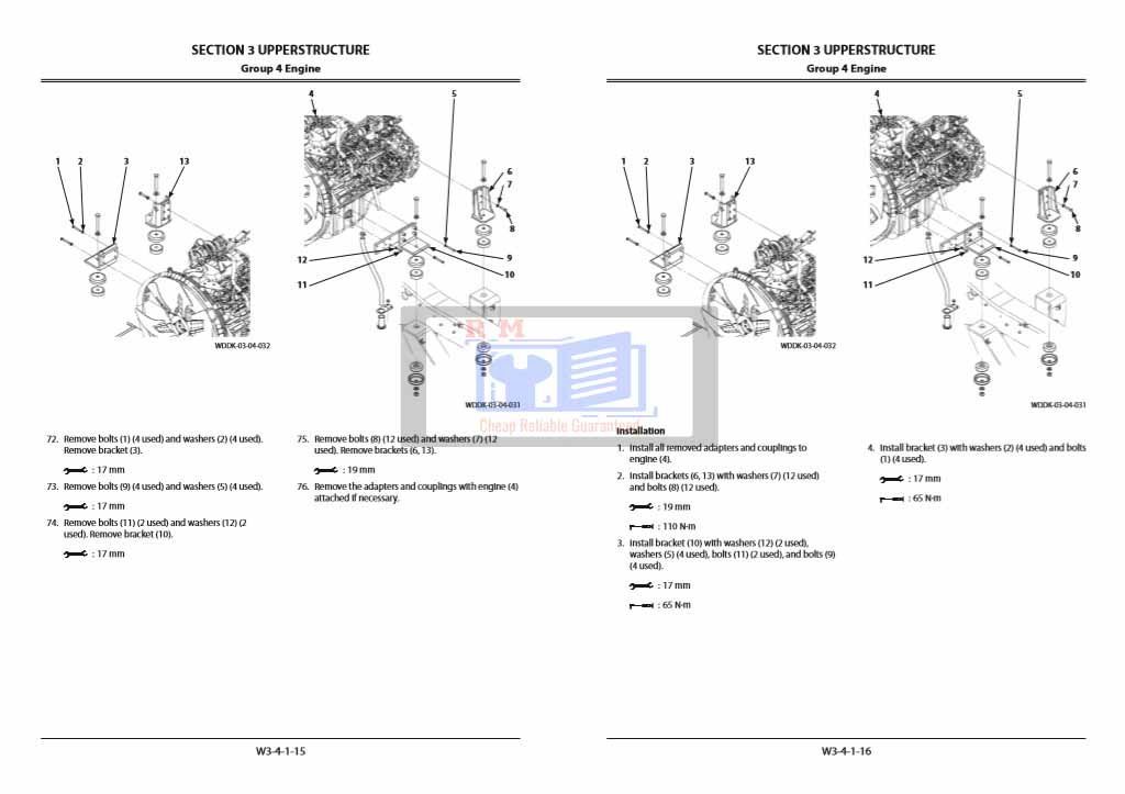Hitachi ZX300LC-6, ZX300LCN-6 Workshop Manual and Diagrams 3 Hitachi ZX300LC-6, ZX300LCN-6 Workshop Manual and Diagrams - Image 3