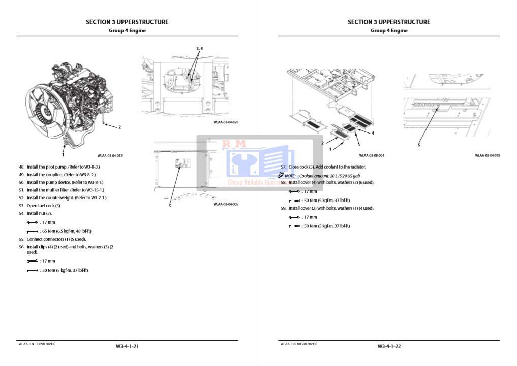 Hitachi ZX140W-5B Workshop Manual 3 Hitachi ZX140W-5B Workshop Manual - Image 3