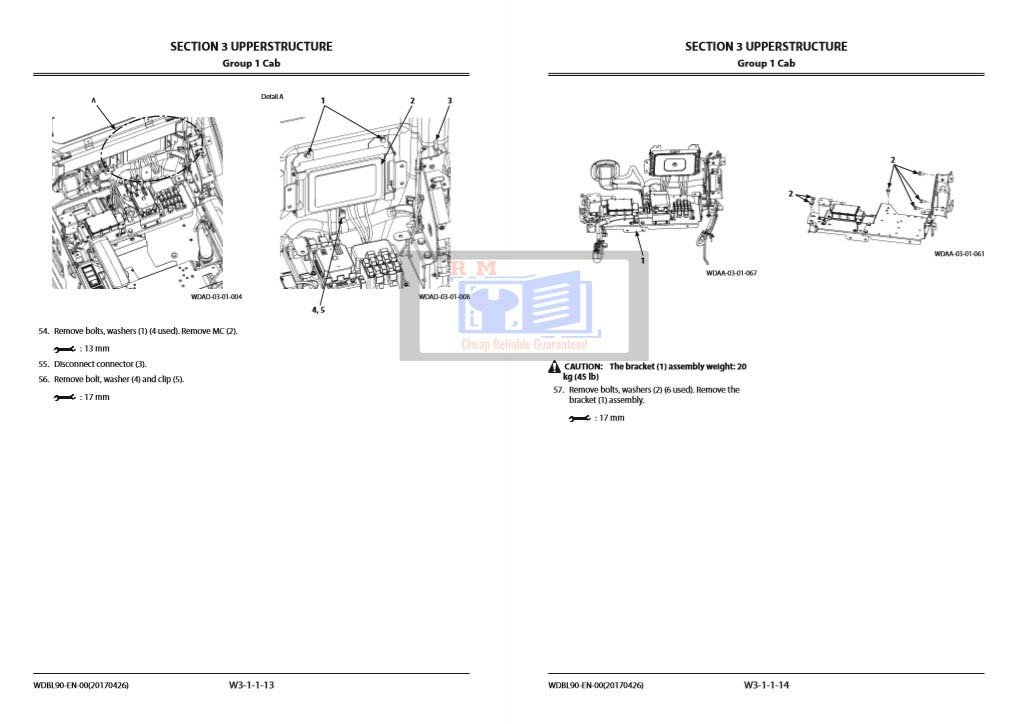 Hitachi ZX160LC-5A Workshop Manual and Diagrams 3 Hitachi ZX160LC-5A Workshop Manual and Diagrams - Image 3