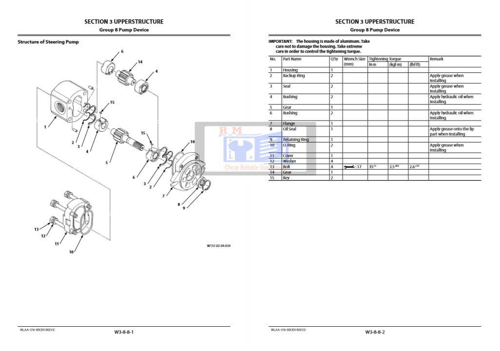 Hitachi ZX140W-5B Workshop Manual 4 Hitachi ZX140W-5B Workshop Manual - Image 4