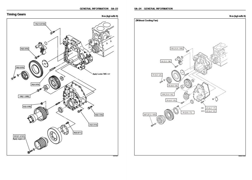 Hitachi ZX470H GI Series Workshop Manual and Diagrams 5 Hitachi ZX470H GI Series Workshop Manual and Diagrams - Image 5