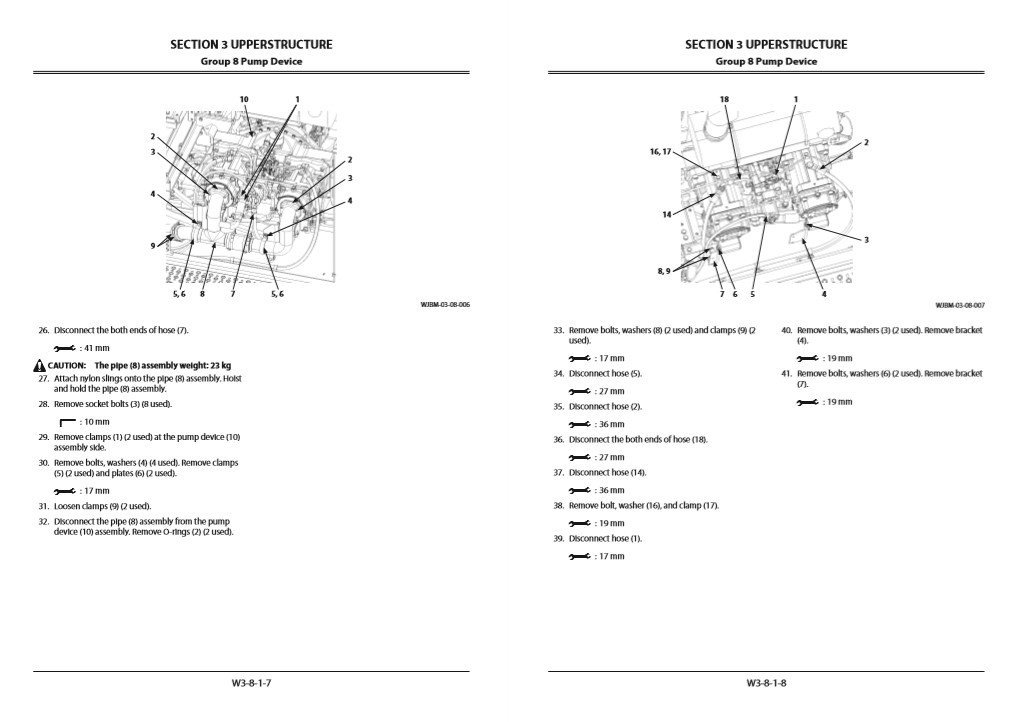 Hitachi ZX870-5A, ZX890-5A Series Workshop Manual and Diagrams 5 Hitachi ZX870-5A, ZX890-5A Series Workshop Manual and Diagrams - Image 5