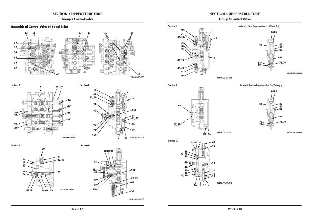 Hitachi ZX870-5A, ZX890-5A Series Workshop Manual and Diagrams 6 Hitachi ZX870-5A, ZX890-5A Series Workshop Manual and Diagrams - Image 6
