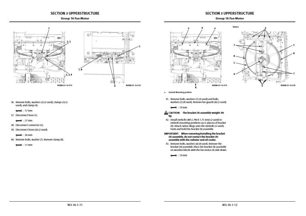 Hitachi ZX870-5A, ZX890-5A Series Workshop Manual and Diagrams 7 Hitachi ZX870-5A, ZX890-5A Series Workshop Manual and Diagrams - Image 7