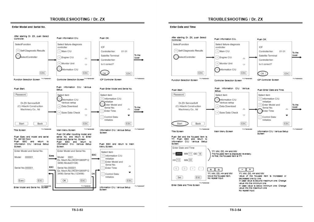 Hitachi ZX400R-3, ZX400LCH-3 Technical Manuals 7 Hitachi ZX400R-3, ZX400LCH-3 Technical Manuals - Image 7