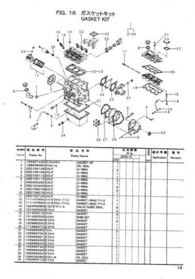 Shibaura Diesel Engine E673L Parts Manual - Image 3