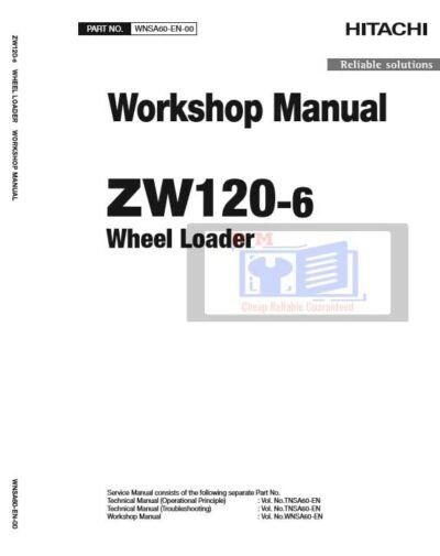 Hitachi ZW120-6 Wheel Loader Manuals Collection - Image 3