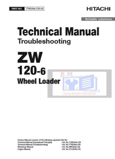 Hitachi ZW120-6 Wheel Loader Manuals Collection - Image 4