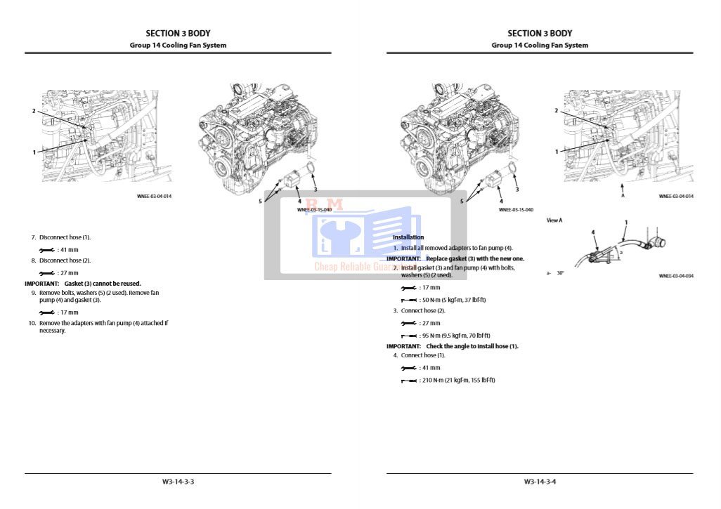 Hitachi ZW220-5A Wheel Loader Workshop Manual and Diagrams 7 Hitachi ZW220-5A Wheel Loader Workshop Manual and Diagrams - Image 7