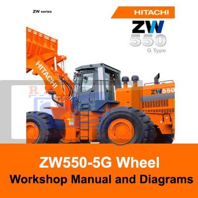 Hitachi ZW550-5G Wheel Loader Workshop Manual and Diagrams