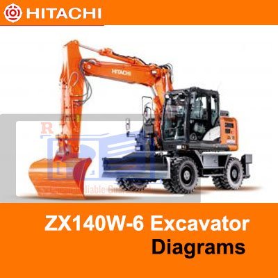 Hitachi ZX140W-6 Diagrams