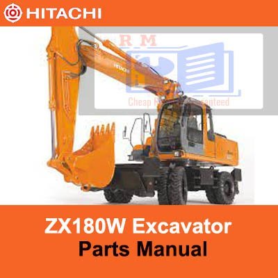 Hitachi Zaxis ZX180W Parts Manual