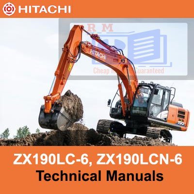 Hitachi ZX190LC-6, ZX190LCN-6 Technical Manuals