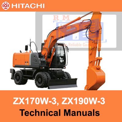 Hitachi ZX170W-3, ZX190W-3 Technical Manuals