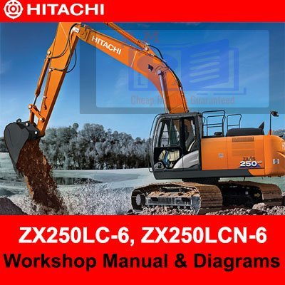 Hitachi ZX250LC-6, ZX250LCN-6 Workshop Manual and Diagrams
