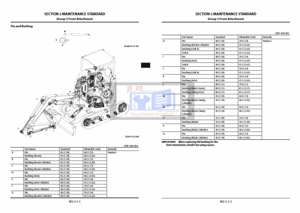 Hitachi ZX30U-5B Excavator Workshop Manual and Diagrams 7 Hitachi ZX30U-5B Excavator Workshop Manual and Diagrams - Image 7