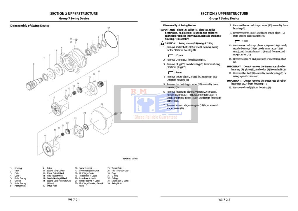 Hitachi ZX33U-5A Excavator Workshop Manual and Diagrams 3 Hitachi ZX33U-5A Excavator Workshop Manual and Diagrams - Image 3