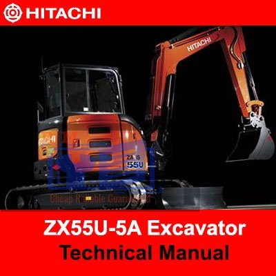 Hitachi ZX55U-5A Excavator Technical Manual