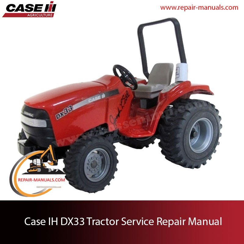 Cart 3 Service repair manual cover for Case IH DX33 tractor