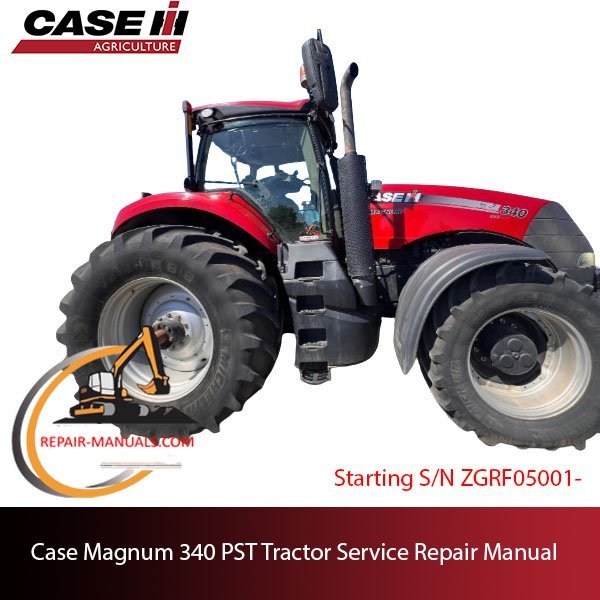 the service repair manual for Case IH Magnum 340 tractor