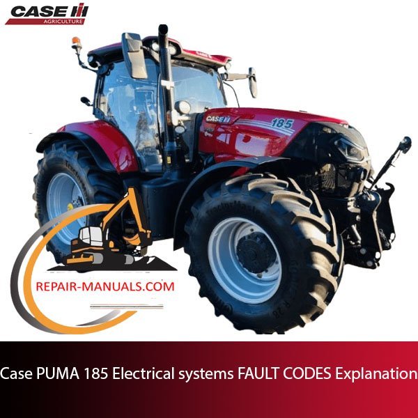 Overview of PUMA 185 electrical systems fault codes