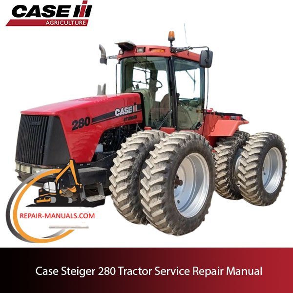 service repair manual for Case STX 280 tractor