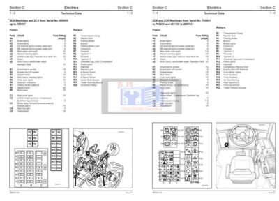 JCB 2CX, 2DX, 210, 212 & VARIANTS Backhoe Loader Service Repair Manual - Image 5